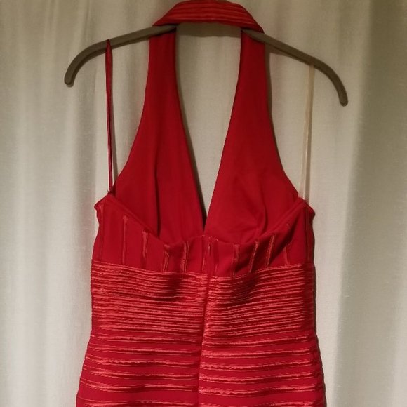 Women Tawny Red Jersey Dress -large - Picture 3 of 3